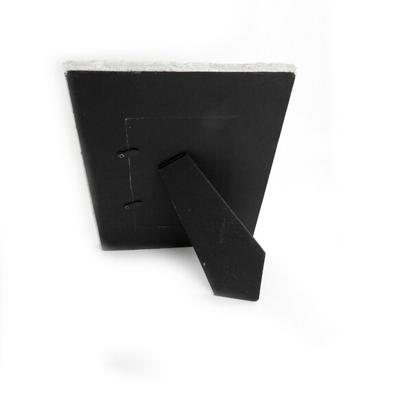 Cement Boho Picture Frame by Creative Coop 4"X6" - Picture 3 of 3